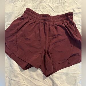 Women's Burgundy Shorts lululemon